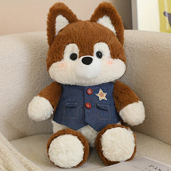 Husky Plush Toy Dog Doll for Dress up Decoration
