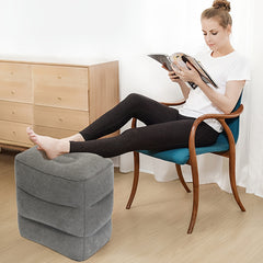 Adjustable Inflatable Travel Foot Rest with Storage Bag
