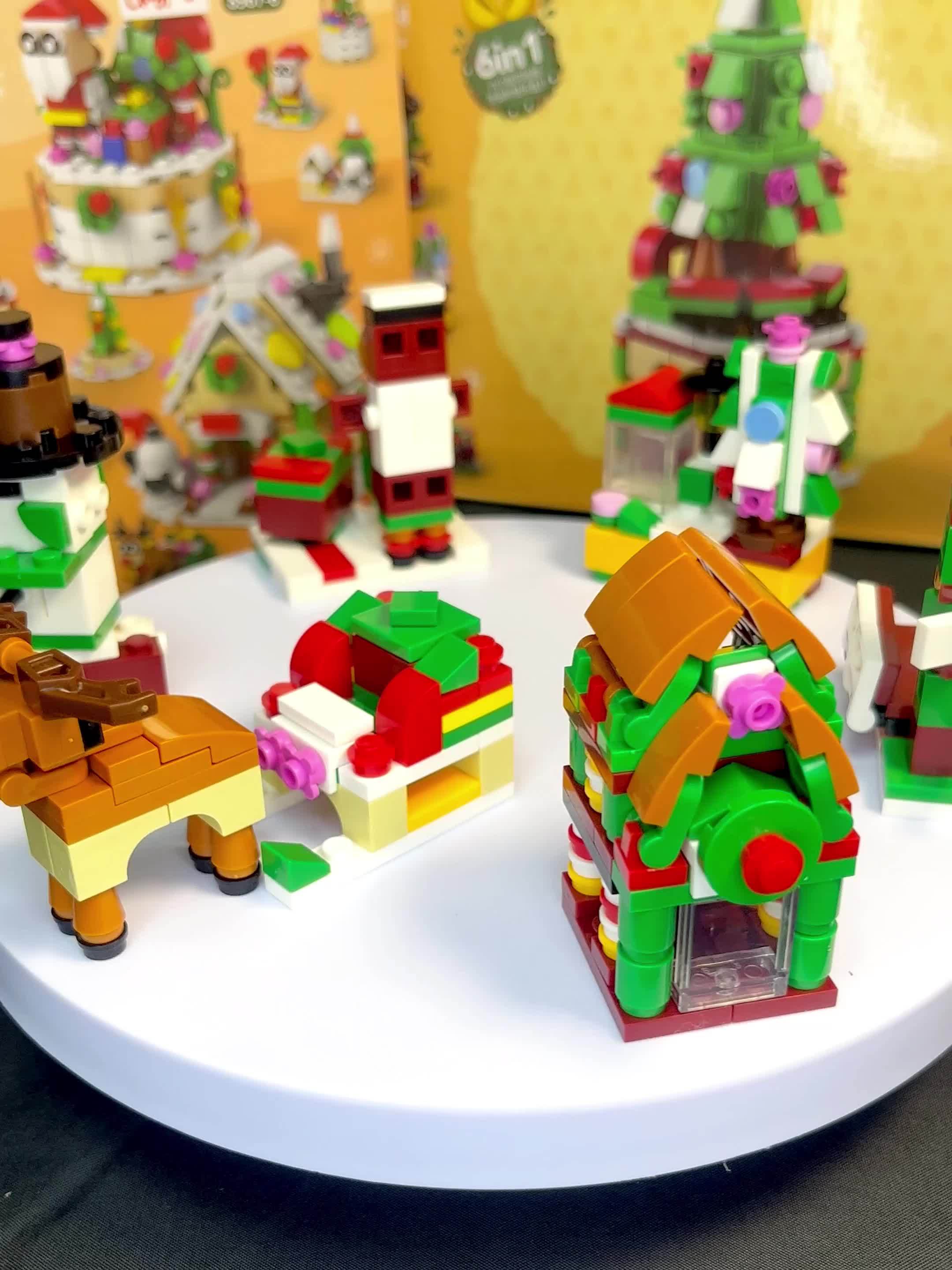 DIY Christmas Tree Building Blocks Educational Toy