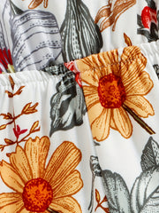 Floral Print Cami Jumpsuit for Baby Girls
