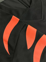 Boys V-neck Rugby Jersey Short Sleeves American Football Shirt