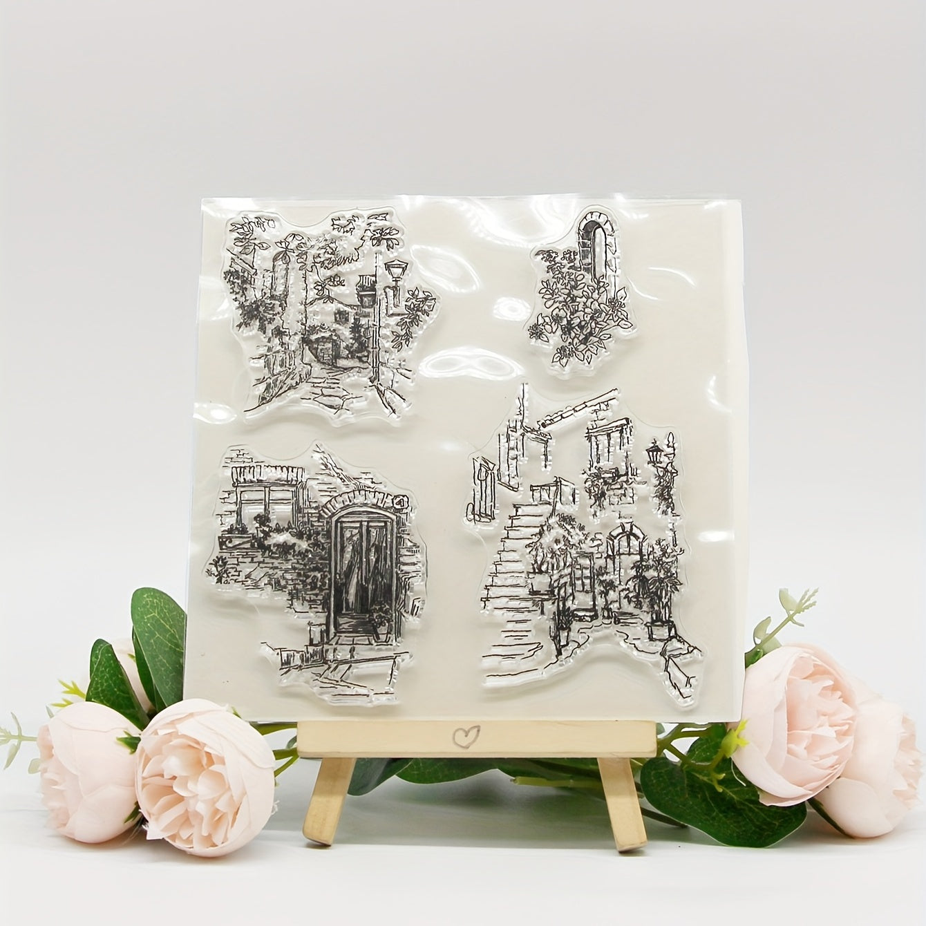 House DIY Scrapbook Decoration Silicone Clear Stamp