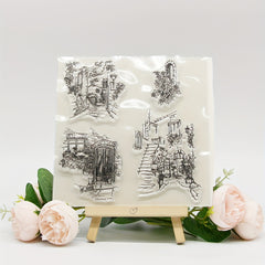 House DIY Scrapbook Decoration Silicone Clear Stamp