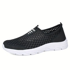 Men's Breathable Mesh Walking Shoes Slip On Sneakers