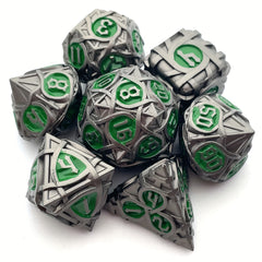 7pcs Solid Metal Dice Maze sided Mini Desktop Game Accessories