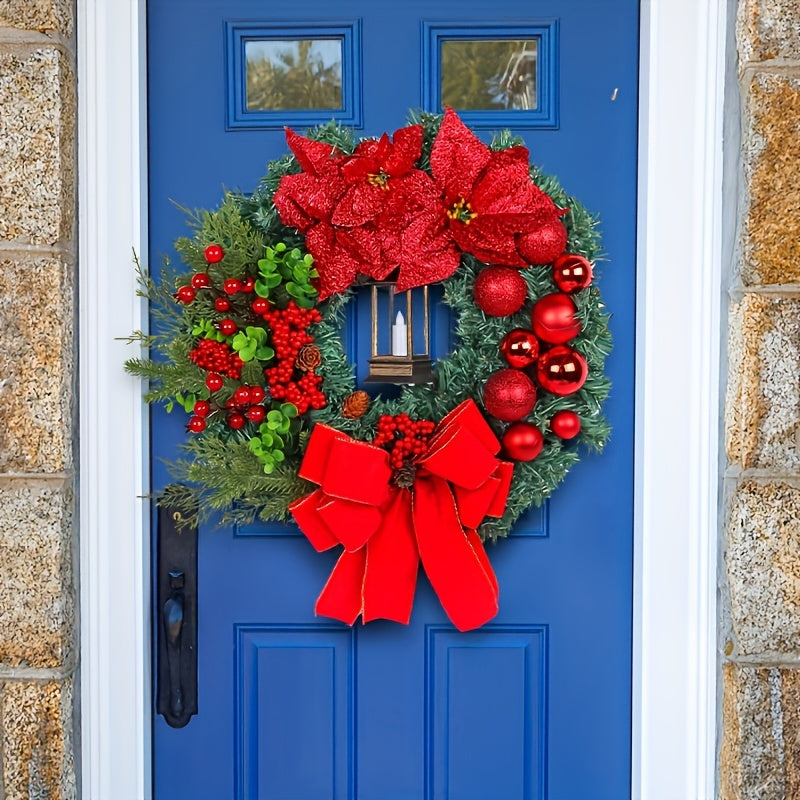 Red Christmas Ball Garland Hanging Decorations