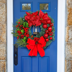 Red Christmas Ball Garland Hanging Decorations