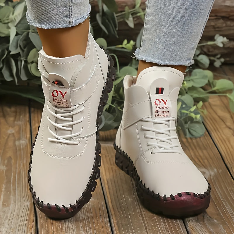Women's Lace up Non slip Ankle Boots Outdoor Booties