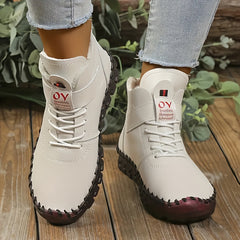 Women's Lace up Non slip Ankle Boots Outdoor Booties