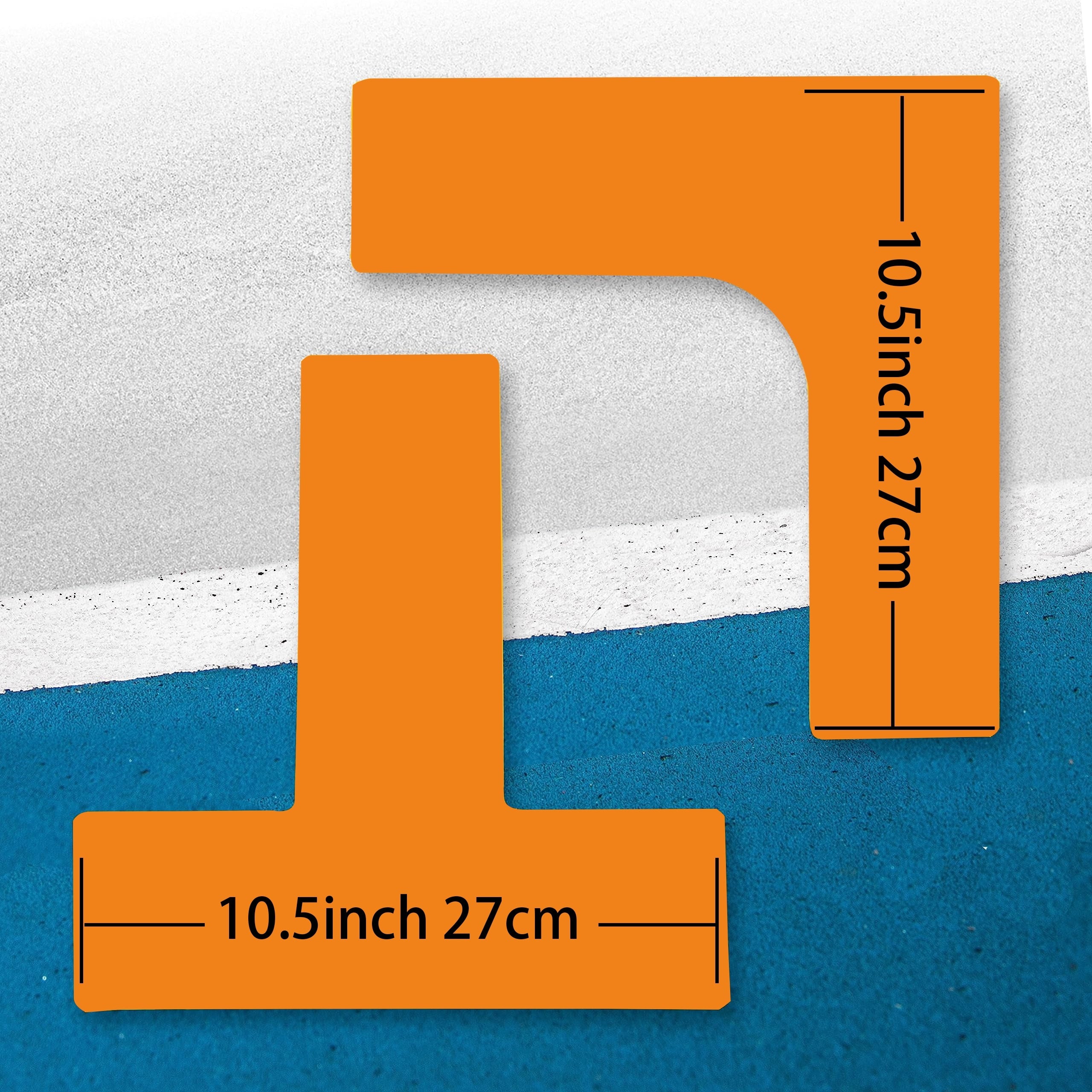 Pickleball Court Marking Kit - Large and Small Court Throwing Markers