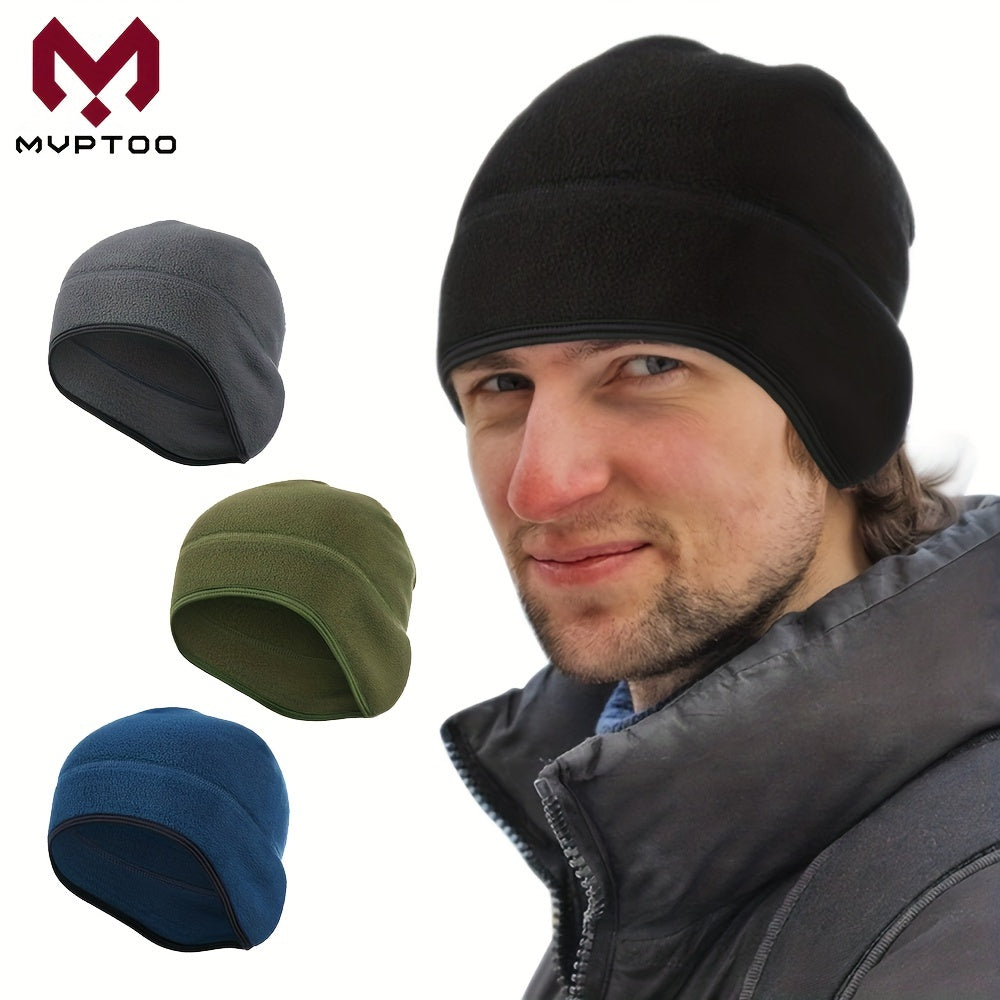 Winter Thermal Running Hat Sports Beanies Stretch Ear Warmer