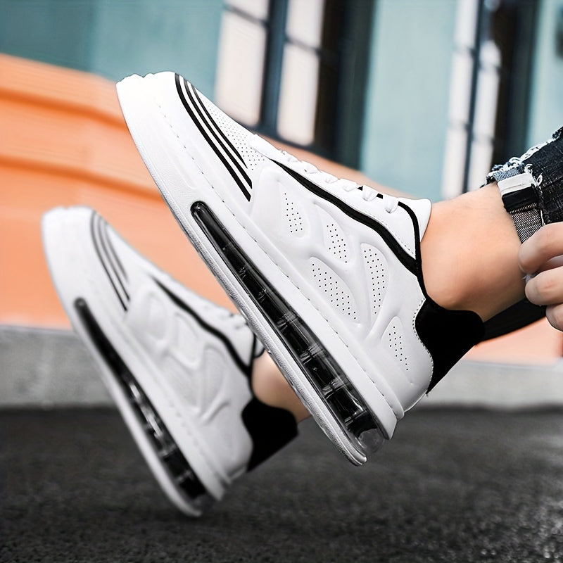 Men's Lace up Sneakers Air Cushion Comfort Walking Shoes