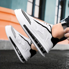 Men's Lace up Sneakers Air Cushion Comfort Walking Shoes