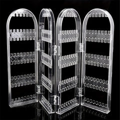 Large Capacity Foldable Jewelry Display Rack with 2 Fans