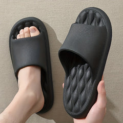 Men's Lightweight Non Slip Slides Open Toe Quick Dry Slippers