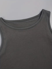 6 Pack Plus Size Lounge Set: Crop Tank Top & Joggers Sporty Home Wear