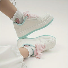 Letter Patched Stylist Skate Shoes for Women