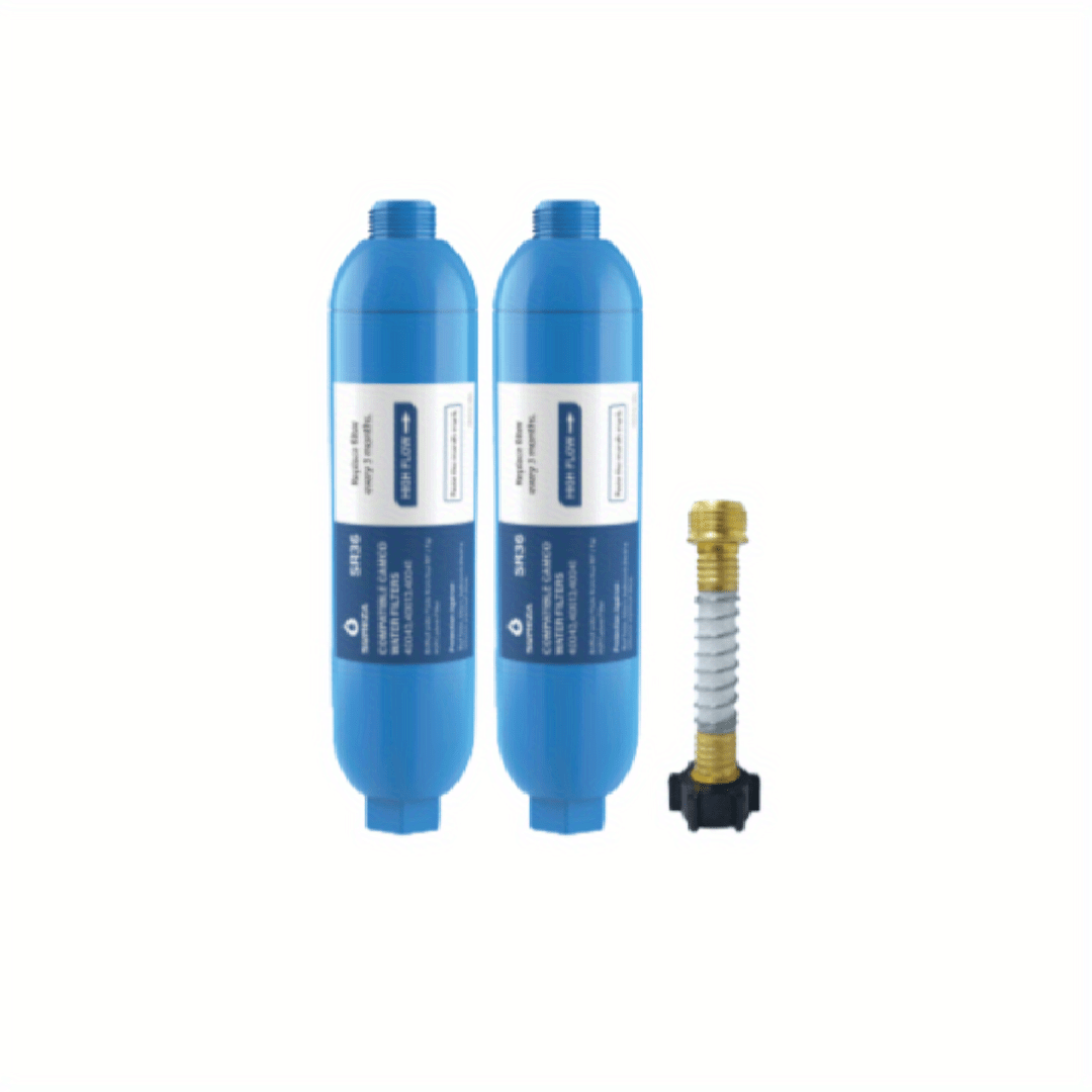 RV Water Filter Inline Reduces Bad Taste Odor Sediment