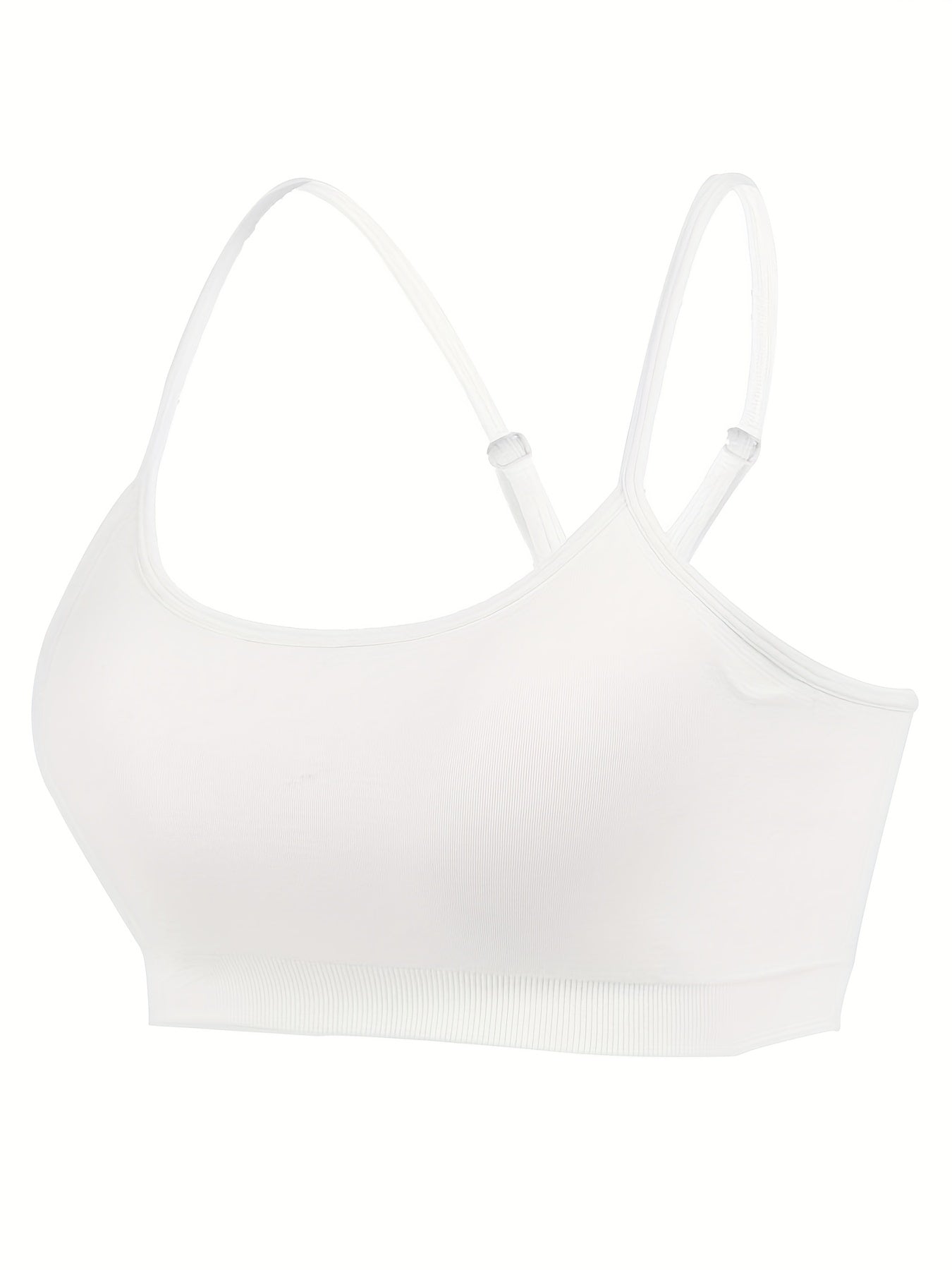 Sports Bra Solid Cross Back Yoga Fitness Workout Top