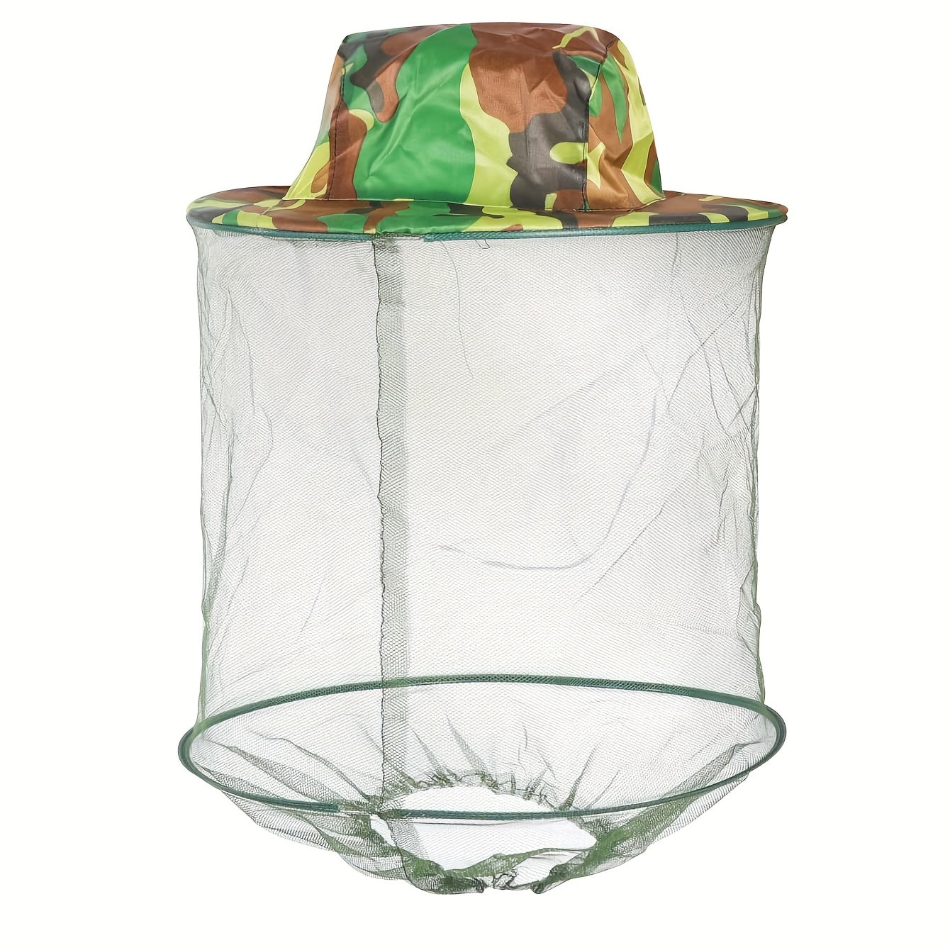 Camouflage Mosquito Repellent Hat for Fishing Outdoor Activities
