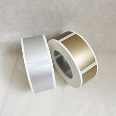 500pcs 23x42mm Scraping Film Stickers Golden Silvery DIY Scraping Card Stickers