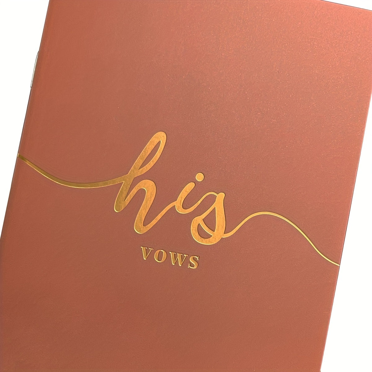 Wedding His And Her Vow Notebook Set Bride And Groom Booklet For Wedding