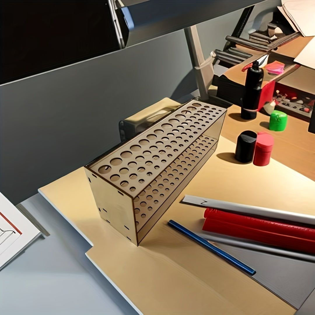 Desktop Paintbrush Marker Organizer for Office