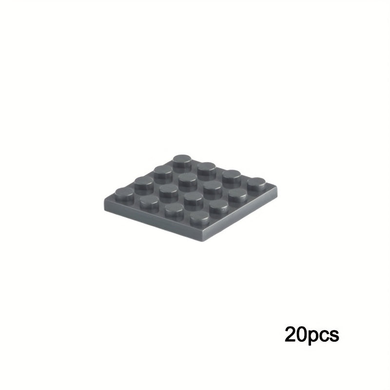 20pcs MOC 3031 Thin Sheets 4 4 Plates Building Blocks Educational Toy
