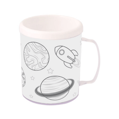 Space Colouring Mug - Fun and Creative Coffee Cup Gift