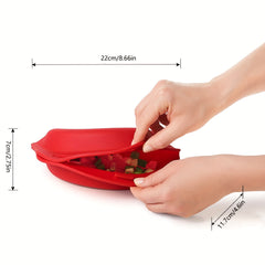 2pcs Microwave Omelette Maker Non Stick Silicone Egg Cooker