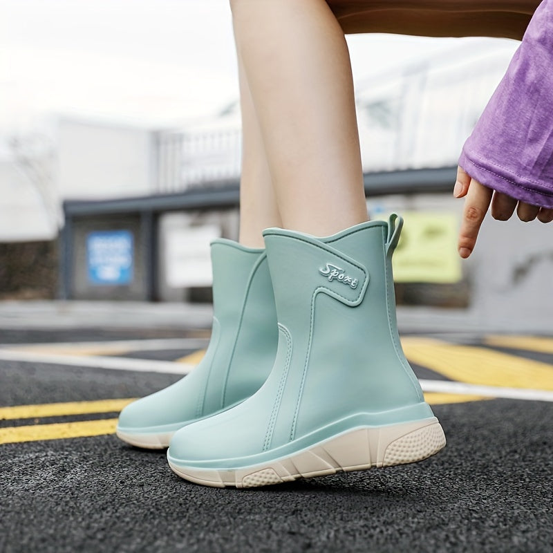 Women's Waterproof Rain Boots Non Slip Water Shoes