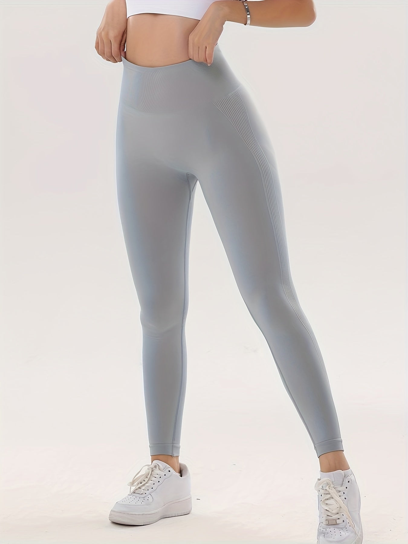 Seamless Yoga Fitness Leggings High Waist Slimming Sports Tights