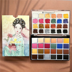 24 Shaoyan Skin Watercolor Paint Solid Watercolor Paint