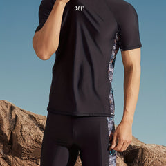 Men's Swimsuit Set 2Pcs Compression Workout Quick Dry Short Suits