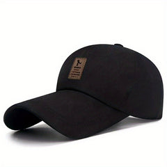 Men's Sunscreen Large Brim Canvas Baseball Cap Spring Summer