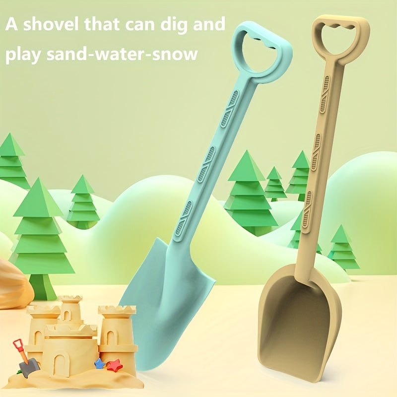 2pcs Random Large Shovel & Snow Shovel for Kids' Beach & Snow Play