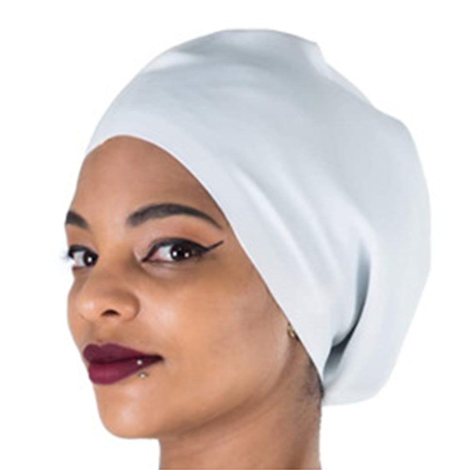 Oversized Waterproof Silicone Swimming Cap for Thick Curly Hair