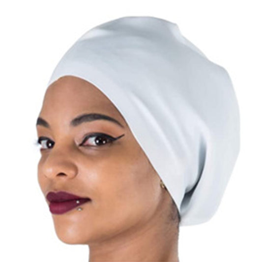 Oversized Waterproof Silicone Swimming Cap for Thick Curly Hair