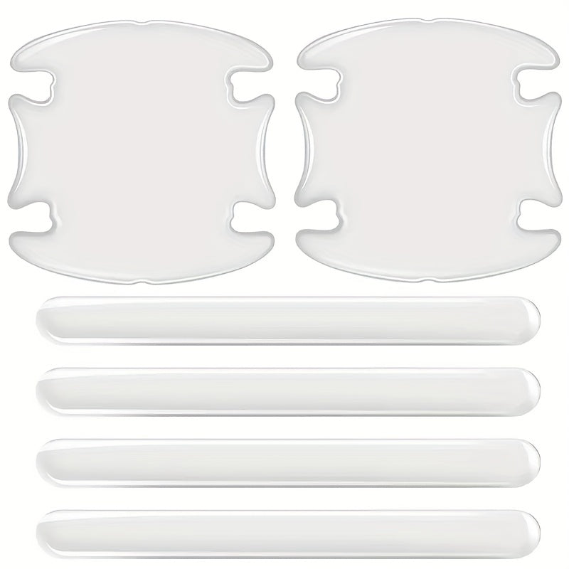 Car Handle Bowl Scratch Protective Stickers Rearview Mirror Protection Strip