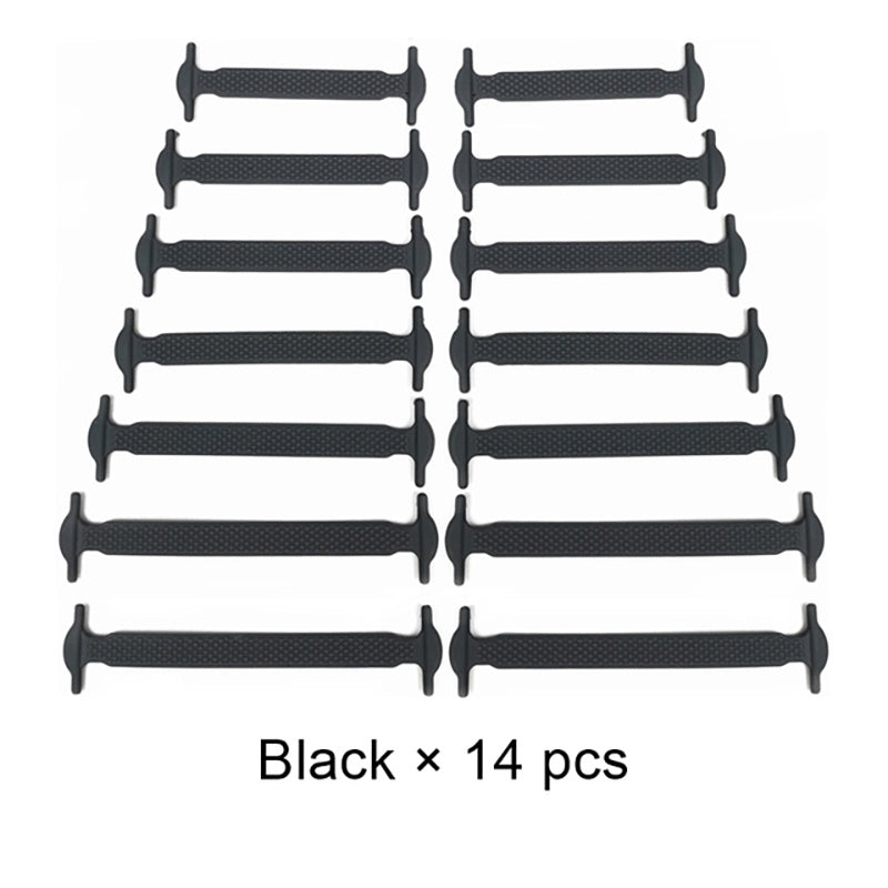 14 Pcs Silicone Lazy Shoelace Fixing Artifact for Sneakers