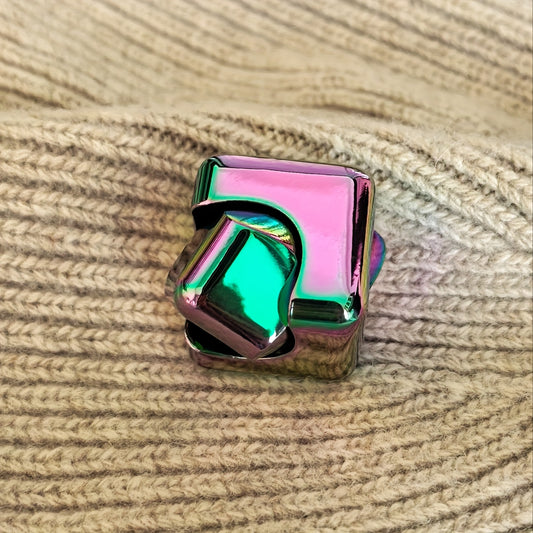 Colorful Square Magic Dice Fidget Spinner for Adults