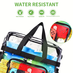 Clear Sports Bag for Work Travel Stadium Storage Handbag