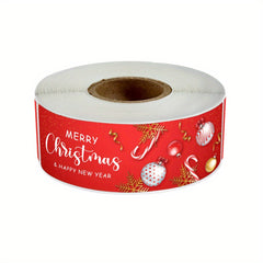 120pcs Xmas Stickers Santa Claus Packaging Seals