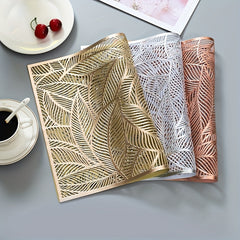 4pcs Waterproof Insulated Placemats Household Table Mat