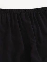 Solid High Waist Comfy Lantern Pants