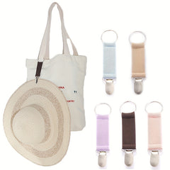 1pc Hat Clip Bag Clip Multifunction Bag Hanging Clip Elastic Hat Clip