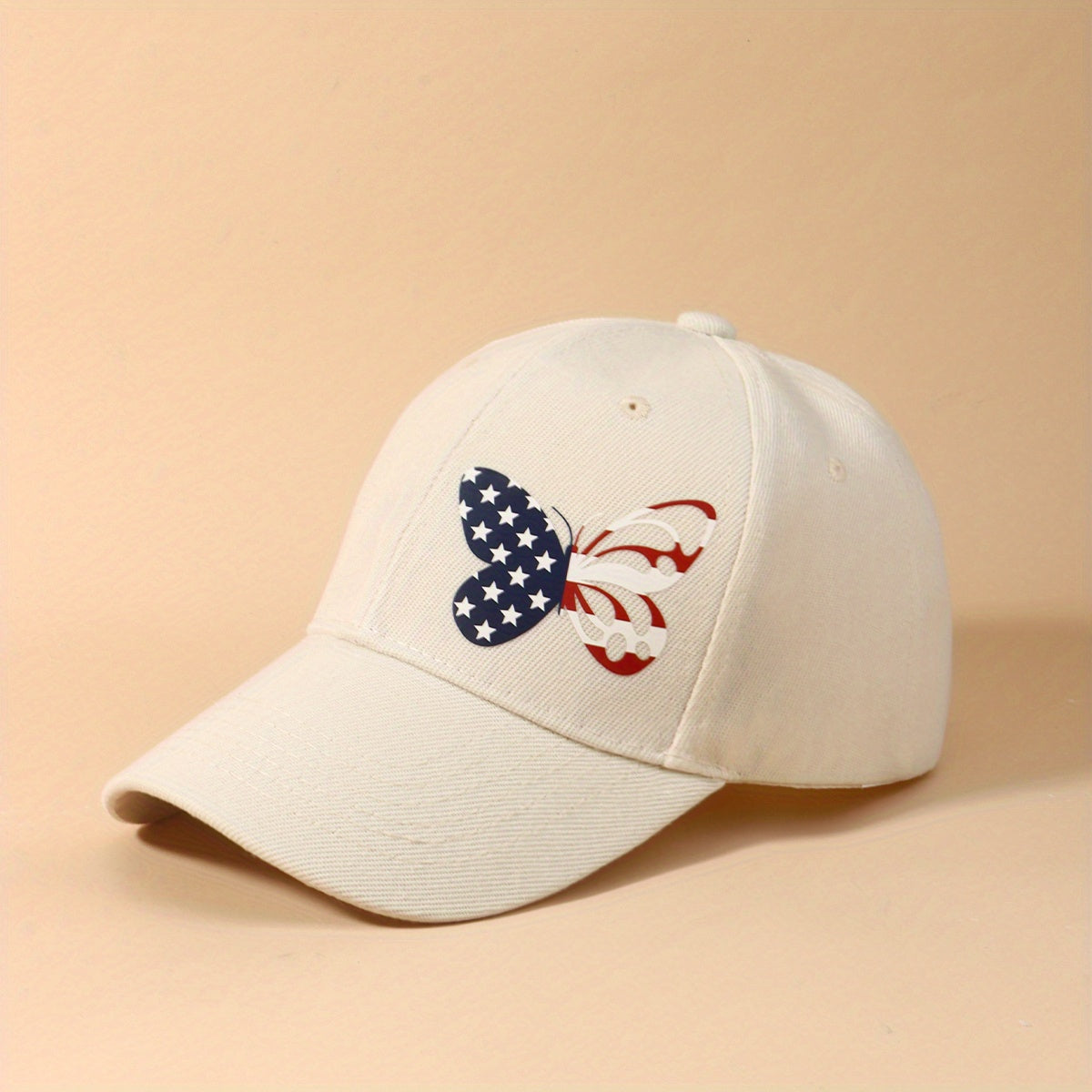 Flag Butterfly Baseball Cap Printed Dad Hat Independence Sun Hats