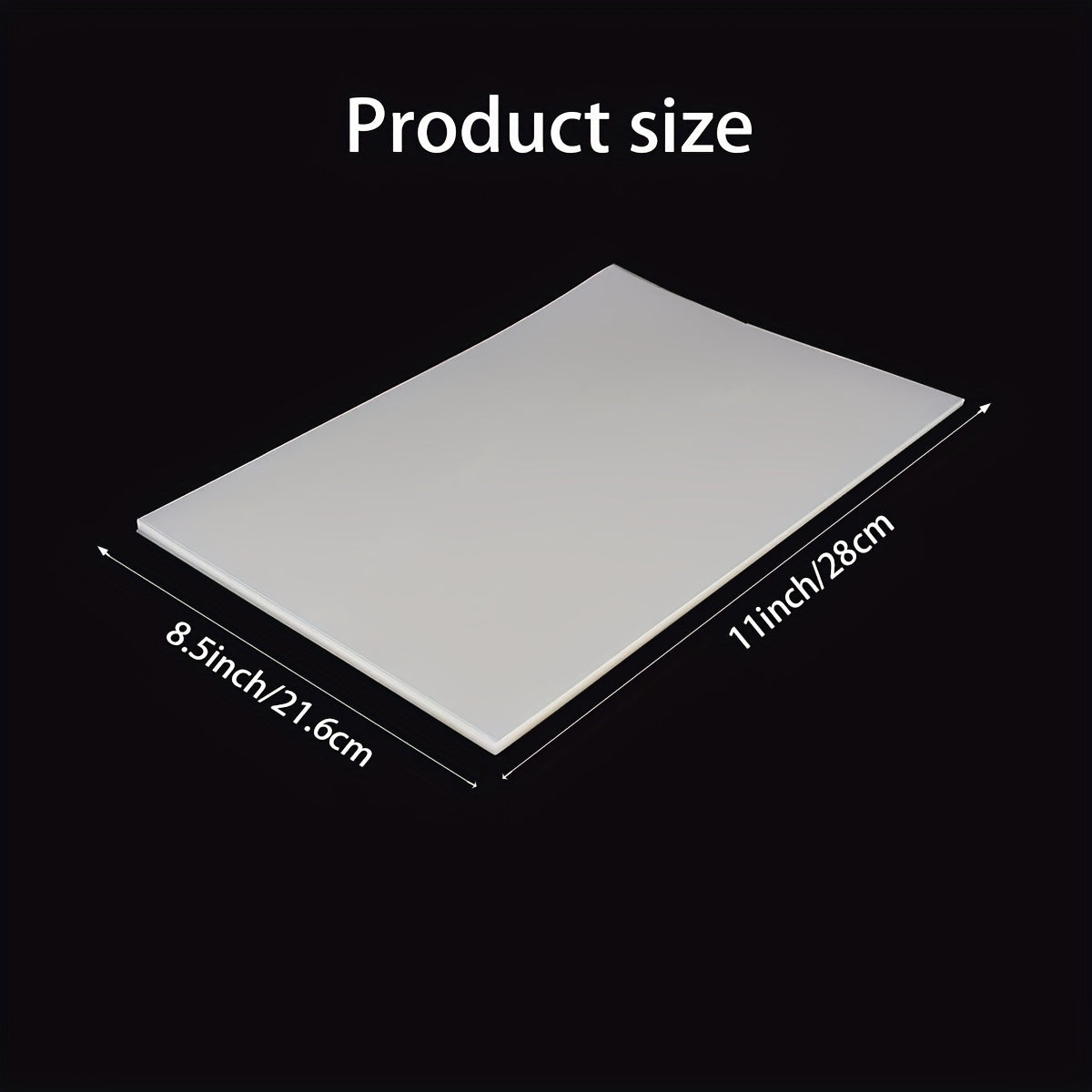Inkjet Printer Clear Transparency Film 21.59 x 27.94 cm 4.0mil