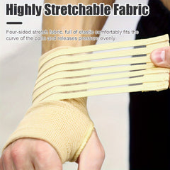 1pair Knitted Wrist Sleeves Sports Wrist Guards Palm Guards