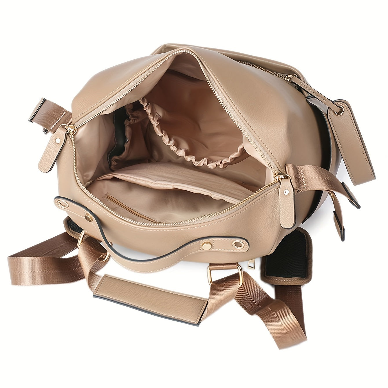 PU Mommy Backpack Mother And Baby Bag for Outgoing Activity